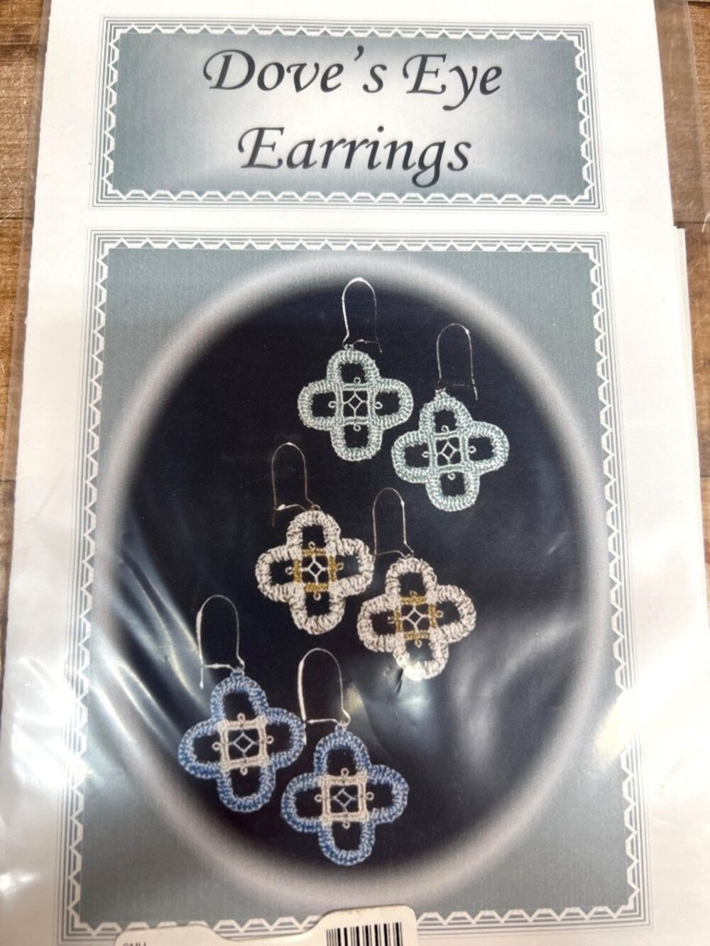 Doves Eye Earrings Cross-Stitch Pattern Leaflet By A Stitch In Time Designs